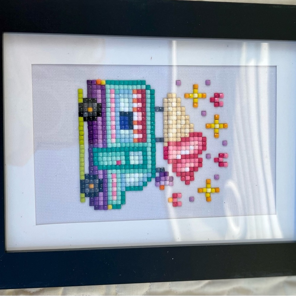 Ice Cream Truck: Diamond Art - Finished and Framed
